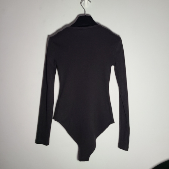 Forever 21 Black Button-Up Bodysuit - Picture 4 of 6